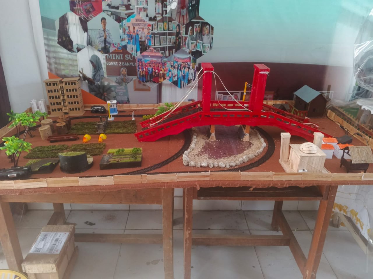 Miniature Smart City prototype jalan cerdas